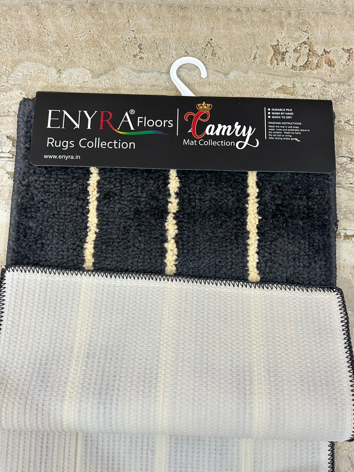 CAMRY ANTYSKID DOORMAT SIZE 15*23 INCH