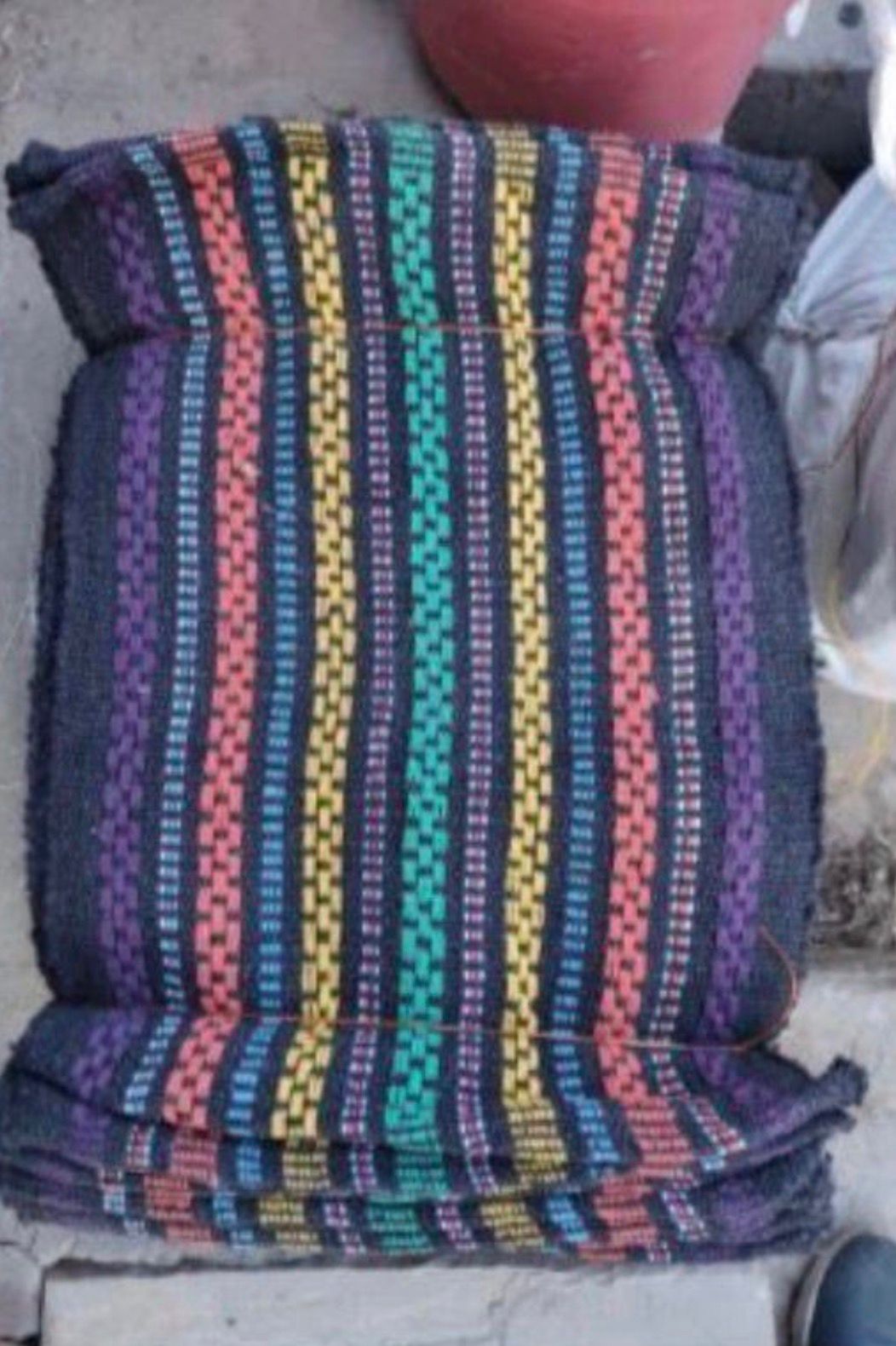 COTTON CHAIN RECTANGLE MAT SIZE- 15*23 INCH